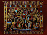 Pharaoh Ahmose I Purified with Sacred Water of Gods Amon Ra and Ra  18th dynasty