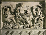 The Tellus (Allegory of Fecund Earth Surrounded by Waters and Winds)  Relief  Monumental Altar