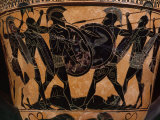 Fighting over Body of Patroclus  friend of Achilles  during Trojan War