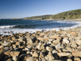 Rough Rocky Coast of Tasman Sea  Part of the Pacific Ocean  Mimosa Rocks National Park