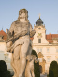 Baroque Valtice Chateau at Sunrise  Valtice  Brnensko Region  Czech Republic  Europe