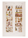 Aztec Scenes from Mexican manuscript known as the Florentine codex  c 1570