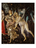 La Primavera (Spring) Detail of Right Hand Side with Wind c1475