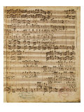 Autograph Score of the Magnificat for 5 Voices by Francesco Durante