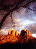 Sunset Sky over Cathedral Rock  Sedona  Arizona  USA