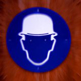 Pictogram with Helmet