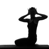 Woman Sitting and Masking Eyes