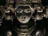 God with Three Faces  Brahma  Blue Schist  11th - 12th century