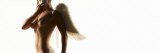 Nude Angel Holding a Mask