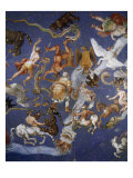 Ceiling from Sala del Mappamondo Fresco by G De Vecchi and da Reggio