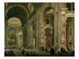 Interior of Basilica of St Peters  Rome