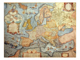 Map of Europe  from 1686 Copy of Atlas by Joan Blaeu