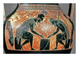 Black-Figure Amphora Depicting Ajax and Achilles  C540 Bc
