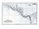 Map of the Various Proposed Isthmian Canal Routes