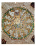Baptism of Christ Surrounded by the Twelve Apostles Bearing Crowns