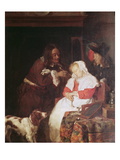 Two Men with a Sleeping Woman  c1655-60