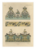 Floral Patterns  from 'Fantaisies decoratives'  engraved by Gillot  Librairie de l'Art  Paris  1887
