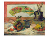 Still Life with a Fan  c1889