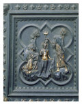 Baptism of Christ by Saint John the Baptist  Tenth Panel of South Doors of San Giovanni Baptistery