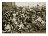 Robert Taken Prisoner at Tinchebral  Illustration from 'Hutchinson's Story of British Nation'
