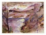 View of Walchen Lake  1919