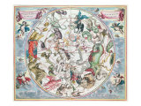 Map of the Southern Hemisphere  from 'The Celestial Atlas  or The Harmony of the Universe'