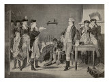 Major John Andre  the British Officer Hanged for Spying in 1780  Hears the Death Warrant