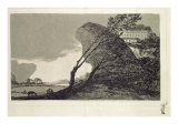 Landscape with Large Rocks  Buildings and Trees  before 1810