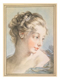 Young Woman  engraved by Louis Marin Bonnet