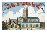 St Marie Overie in Southwark  from 'A Book of the Prospects of the Remarkable Places in and about 