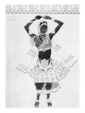Costume Design for 'Le Dieu Bleu'  1912