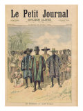 Dahomeans on the Champs de Mars  Illustration from 'Le Petit Journal'  22th April 1893