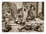 The Massacre of St Brice's Day  1002  Illustration from 'Hutchinson's Story of British Nation'