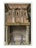 Chimney from a 15th Century House in Rouen  from 'Monuments Francais'  1839