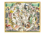 Map of the Southern Hemisphere  from 'The Celestial Atlas  or The Harmony of the Universe'