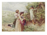 Children Picking Blackberries