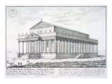 The Temple of Diana at Ephesus  Turkey  from 'Entwurf einer historischen Architektur'  1721