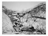 Dead Confederate Sharpshooter at Round Top  Gettysburg  July 1863