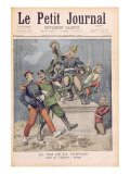 The Allies' Nose  after Laocoon  from 'Le Petit Journal'  25th October 1896