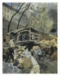 Working on the Metropolitan  Paris  Illustration from Le Petit Journal  14th May 1899