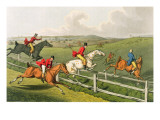 Fox Hunting  aquatinted by I Clark  pub by Thomas McLean  1820