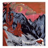 Mountains in Winter  1919