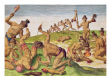 How the Indians Treated the Corpses of their Enemy