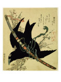 The Little Raven with the Minamoto Clan Sword  c1823