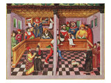 Tribunal of the Scientists  from 'De Sphaera'  c1470