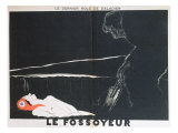 The Gravedigger  Caricature of Edouard Daladier
