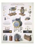 Electricity  illustrations of Natural Philosophy  published in 'Popular Diagrams'