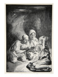 Havelock sat up surprised  from 'Hero Myths and Legends of the British Race' by MI Ebbutt  1910