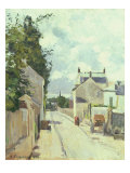 Rue de l'Ermitage  Pontoise  1874