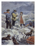 Searching for Andree  News! Illustration from Le Petit Journal  4th September 1898